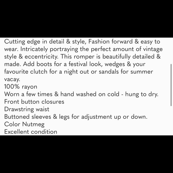 Spell Skull Tribe Jumpsuit in Nutmeg - Picture 7 of 7